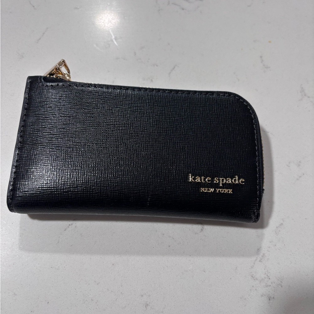 Kate Spade Black Zip-Around Wallet